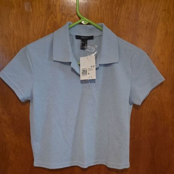 Forever 21 Sky Blue Knit Top - Picture 1 of 5